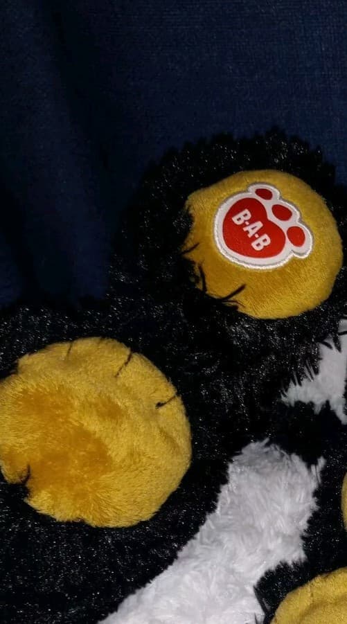 Panda Pawsome Brown Paws Hard Eyes Plush Toy 15” Build A Bear BAB BABW - Thumbnail 8