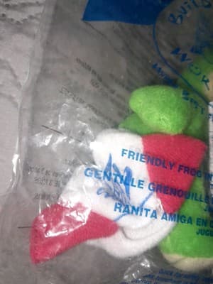 Build-A-Bear Friendly Frog In Baseball Jersey #7 McDonalds Happy Meal Toy 2006 - Thumbnail 4
