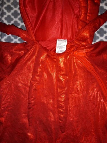 Halloween Costume Toddler Red Squid Target Hyde Eek 2T/3T Measurements In Descri - Thumbnail 5