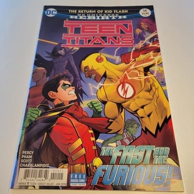 Teen Titans #14 (2018, DC) Rebirth – Return of Kid Flash – Percy Eaton VF/NM - Thumbnail 2