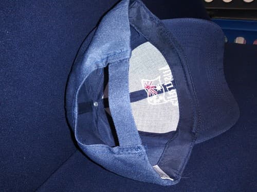 Australia Country Flag Blue Red White Embroidered Baseball Cap Hat Hook and Loop - Thumbnail 4