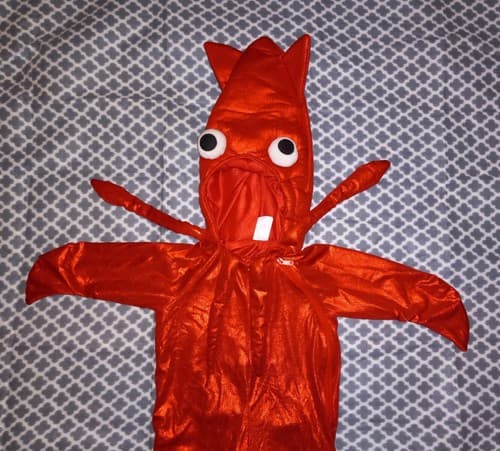 Halloween Costume Toddler Red Squid Target Hyde Eek 2T/3T Measurements In Descri - Thumbnail 2