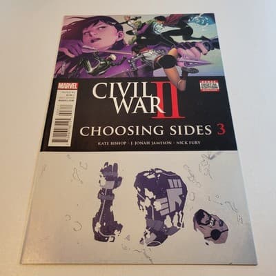 Civil War II: Choosing Sides #3 (2016, Marvel) | NM 9.2 | Kate Bishop, Nick Fury - Thumbnail 2