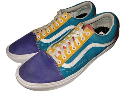 Vans Old Skool ComfyCush Men’s 13 Multi-Color Low Top Skate Shoes - Image 1