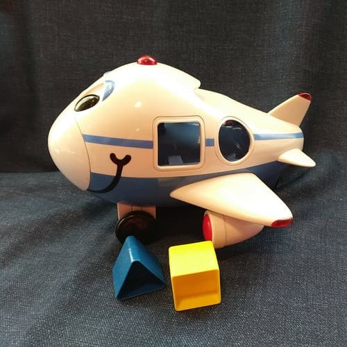 The Beginning Journey Talking Electronic Airplane 2009 Shapes, Blocks Rare Plane - Image 1