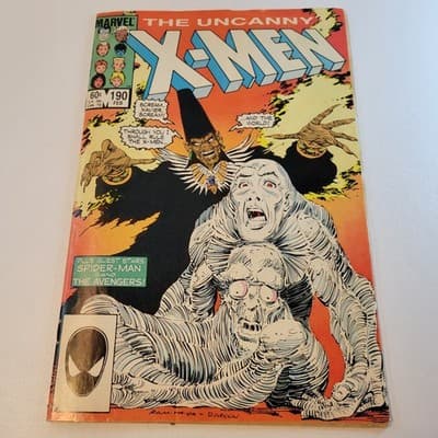 Uncanny X-Men #190 1985 Guest Stars Spider-Man And Avengers Beyonders Plot - Image 1