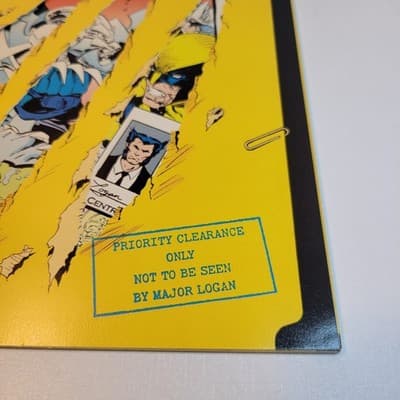 Wolverine #50 1991 Marvel Codename Wolverine Top Secret Die-Cut 30th Anniversary - Thumbnail 3