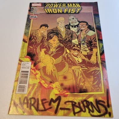 Power Man and Iron Fist #12 2017 Marvel “Harlem Burns Part 2” Heroes for Hire VF - Thumbnail 2