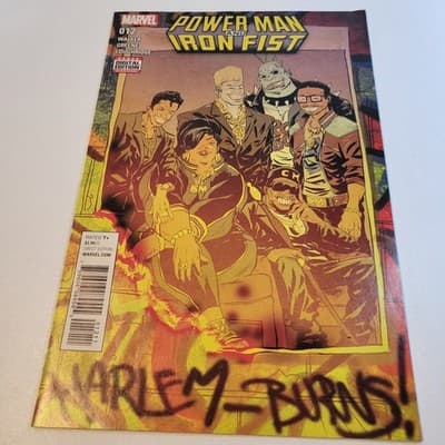 Power Man and Iron Fist #12 2017 Marvel “Harlem Burns Part 2” Heroes for Hire VF - Image 1