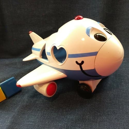 The Beginning Journey Talking Electronic Airplane 2009 Shapes, Blocks Rare Plane - Thumbnail 3