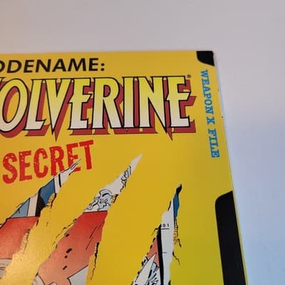 Wolverine #50 1991 Marvel Codename Wolverine Top Secret Die-Cut 30th Anniversary - Thumbnail 4