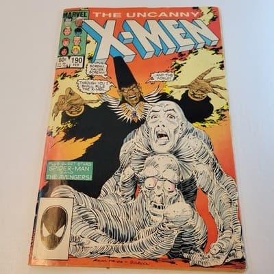 Uncanny X-Men #190 1985 Guest Stars Spider-Man And Avengers Beyonders Plot - Thumbnail 2