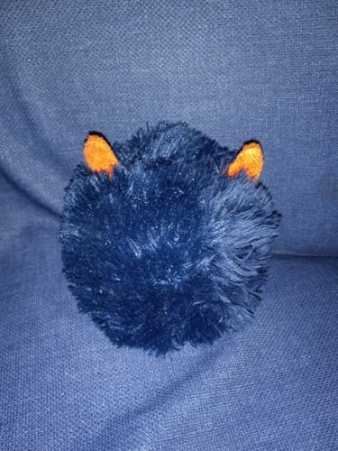 Houston Astros Fur ball Blue Plush Orange Ears by Forever Collectables - Thumbnail 2