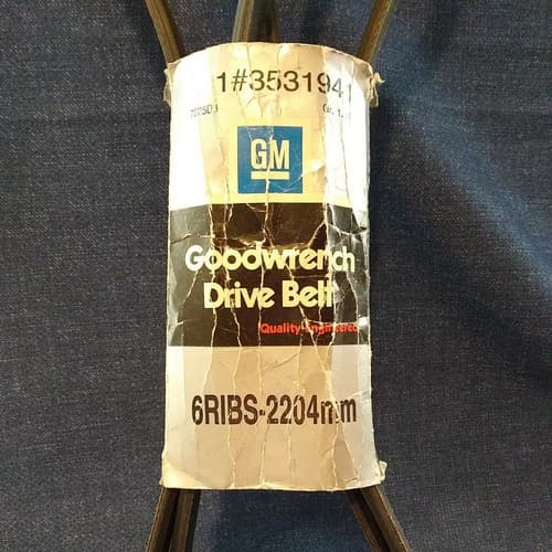 GM Goodwrench Drive Belt 6 Ribs 2204mm 1# 3531941 Serpentine New - Thumbnail 2