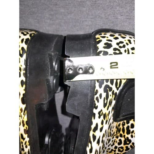 Just Be Leopard Print Ankle Rain Boots Women’s Size 10 Slip-On Waterproof - Thumbnail 8