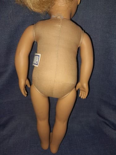 Vintage 1998 Battat Our Generation Doll Short Blonde Hair Blue Eyes Purple Rompe - Thumbnail 11