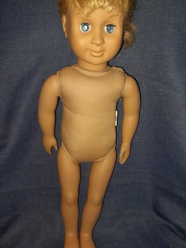 Vintage 1998 Battat Our Generation Doll Short Blonde Hair Blue Eyes Purple Rompe - Thumbnail 10