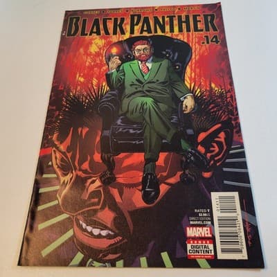 Black Panther #14 2017 Marvel Comics Coates Story VF/NM 1st Appearance Nehanda - Image 1