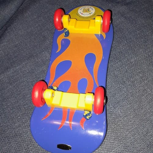 Build A Bear Skateboard Red Flames Paw Print w/Strap Plastic Toy BAB Accessories - Thumbnail 3