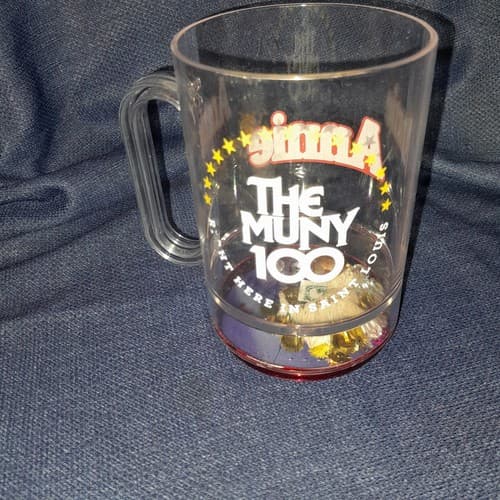 Vtg Annie 100 Yrs Howw Mfg Cup Mug W/Toys Trinket Bottom The Muny Live Theater - Thumbnail 3