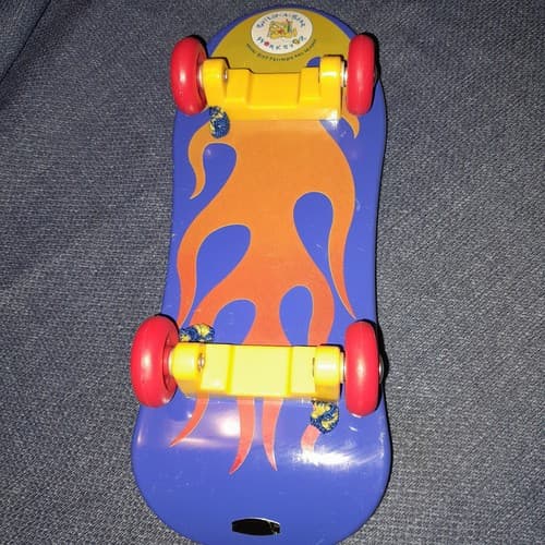 Build A Bear Skateboard Red Flames Paw Print w/Strap Plastic Toy BAB Accessories - Thumbnail 4