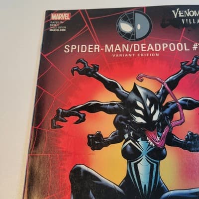 Spider-Man Deadpool #21 B Comic Venomized Variant 2017 Marvel VF/NM - Thumbnail 6