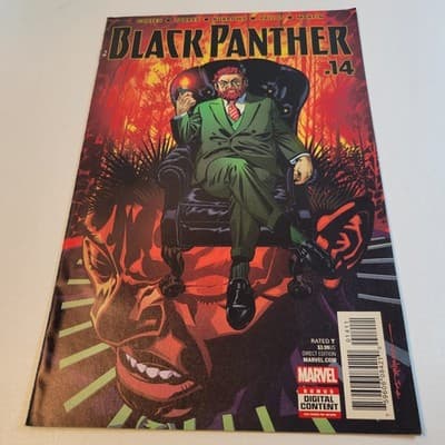Black Panther #14 2017 Marvel Comics Coates Story VF/NM 1st Appearance Nehanda - Thumbnail 2