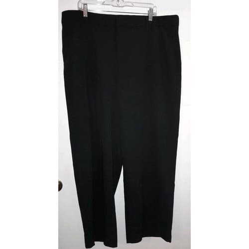 Studio by Torrid Wide Leg Black Career Trousers Plus Size 20 Mid Rise Pants - Image 1