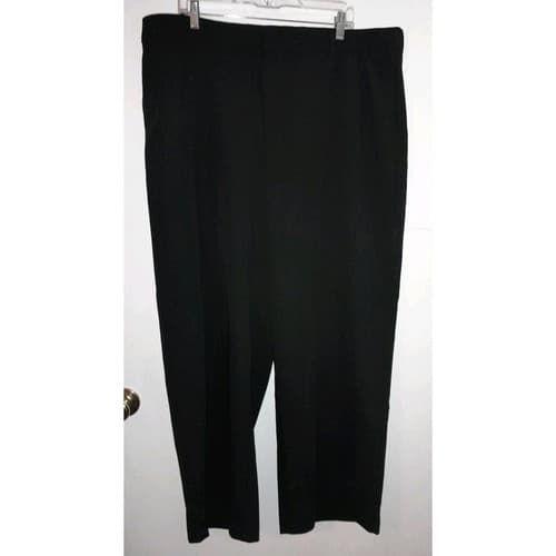 Studio by Torrid Wide Leg Black Career Trousers Plus Size 20 Mid Rise Pants - Thumbnail 2