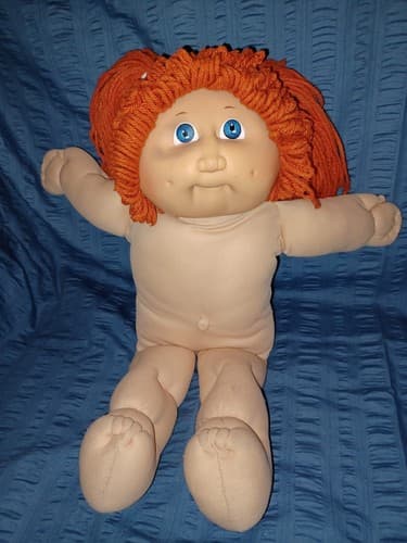 Vintage Cabbage Patch Kids 1978/1982 Doll Red Hair Blue Eyes 16" Tall - Image 1