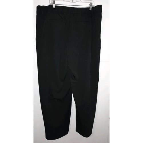Studio by Torrid Wide Leg Black Career Trousers Plus Size 20 Mid Rise Pants - Thumbnail 3
