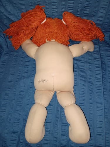 Vintage Cabbage Patch Kids 1978/1982 Doll Red Hair Blue Eyes 16" Tall - Thumbnail 5