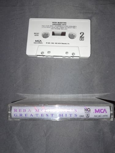 Reba McEntires Greatest Hits Cassette w/ Original Case And Insert 1987 - Thumbnail 4