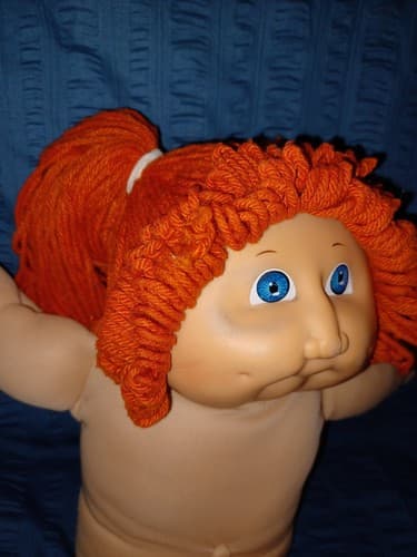 Vintage Cabbage Patch Kids 1978/1982 Doll Red Hair Blue Eyes 16" Tall - Thumbnail 3