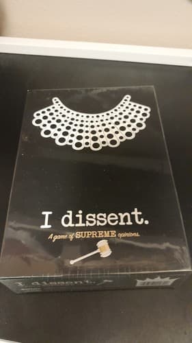 I Dissent A Game Of Supreme Court Opinions Ruth Bader Ginsberg Notorious RBG New - Image 1