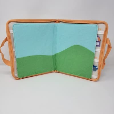 Busy Book Montessori Activity Felt Quiet Toddler Education Learning Panda Crate - Thumbnail 5
