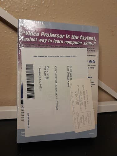 Video Professor Learn Access 3 CD Set PC CD Rom Software RARE Brand New Sealed - Thumbnail 2