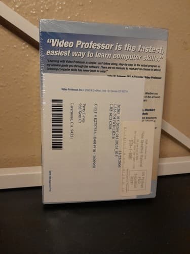 Video Professor Learn Word Complete 3-CD Set Vintage NEW Factory Sealed - Thumbnail 2