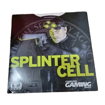 SPLINTER CELL PC CD ROM Computer Gaming World April 2003 Issue 225 Demo Disc - Image 1