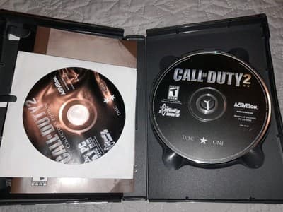 Call Of Duty 2 PC CD ROM 6 Disc Set Manual Slip Cover Bonus Disk #2 Vintage - Thumbnail 7