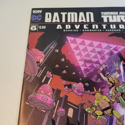 Batman TMNT Adventures #6 2017 IDW/DC VF/NM Final Issue Nickelodeon Variant - Thumbnail 6