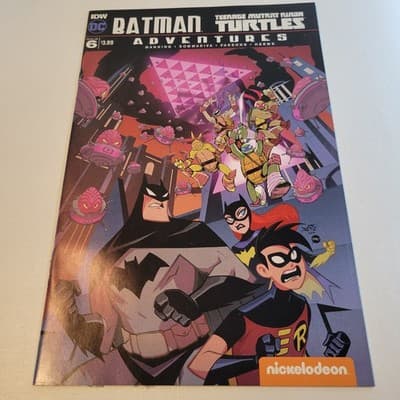 Batman TMNT Adventures #6 2017 IDW/DC VF/NM Final Issue Nickelodeon Variant - Thumbnail 2