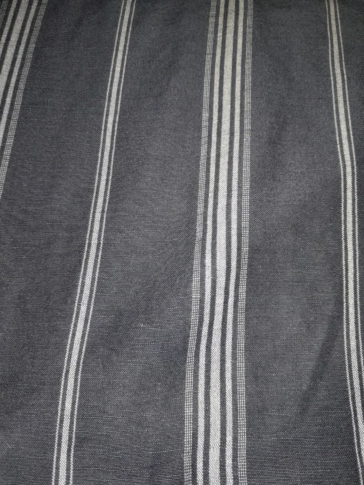 Lane Bryant 26 The Laney Black Striped Cropped Pant Casual Comfort 50"x20.5" - Thumbnail 6