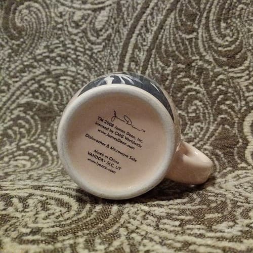 James Deam Ceramic Shot Glass Mug Cup 2008 CMG American Rebel 2 1/2" Rare - Thumbnail 5