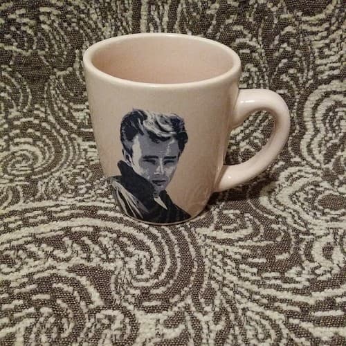 James Deam Ceramic Shot Glass Mug Cup 2008 CMG American Rebel 2 1/2" Rare - Image 1