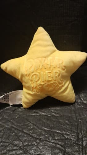 Disney Pixar Pier La Luna Plush Star Stuffed Toy Yellow 6.5" - Thumbnail 4