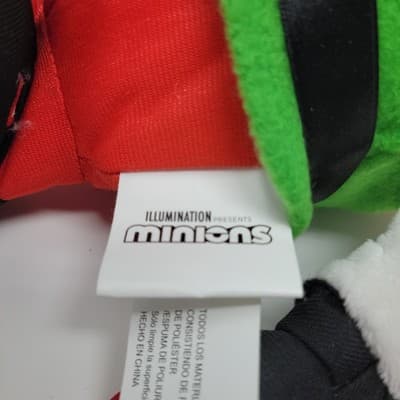 ILLUMINATION Minions Christmas Elf Plush Stuart Candy Cane Holiday ILLUMINATION - Thumbnail 14