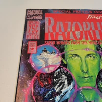 Razorline First Cut #1 1993 Marvel Comics VF/NM Clive Barker Preview Issue - Thumbnail 5