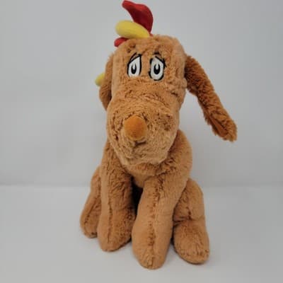 Kohl’s Cares Max Plush 12" Dr. Seuss Grinch Movie Dog Brown Stuffed Animal Toy - Image 1