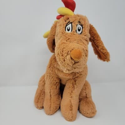 Kohl’s Cares Max Plush 12" Dr. Seuss Grinch Movie Dog Brown Stuffed Animal Toy - Thumbnail 3